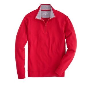 Vineyard Vines Saltwater Beet Red 1/4 Zip Men’s Top size M Medium